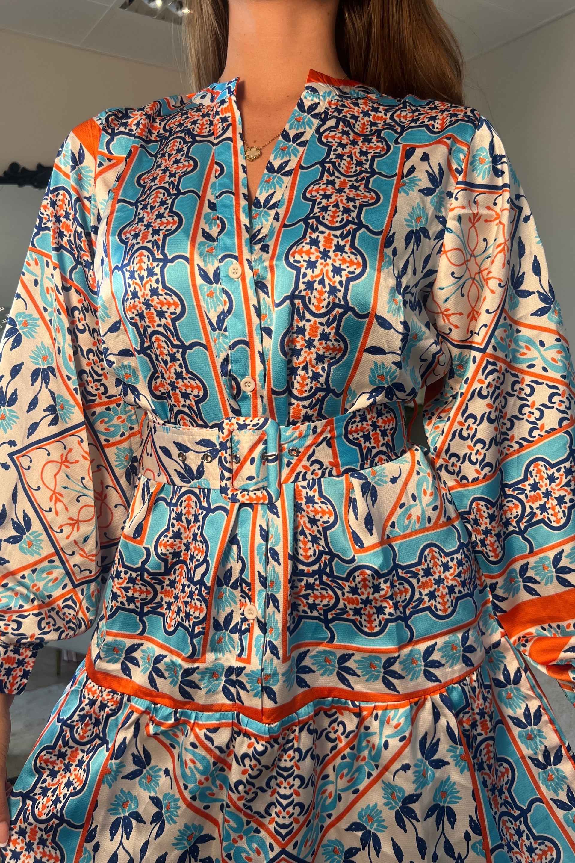 Zita Print Mini Dress