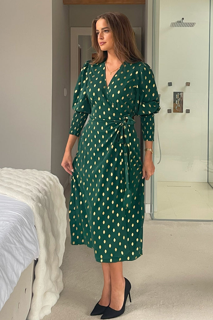 Wrap Dress Devina Henna Print Dress Odana's Peony Shop Chic And Boho Floral  Wrap Dresses (Cream,