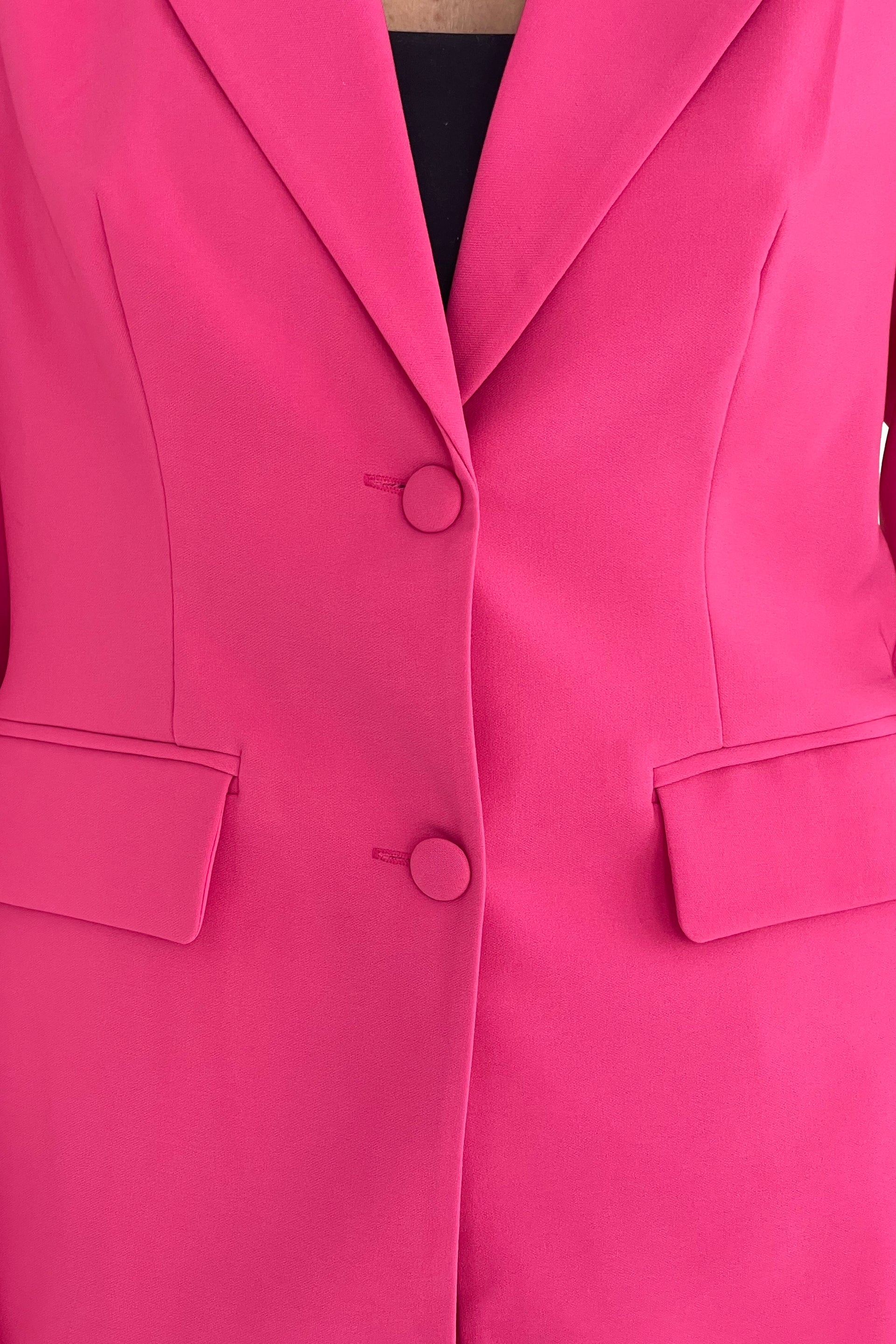 Stevie Classic Fitted Blazer Fuchsia
