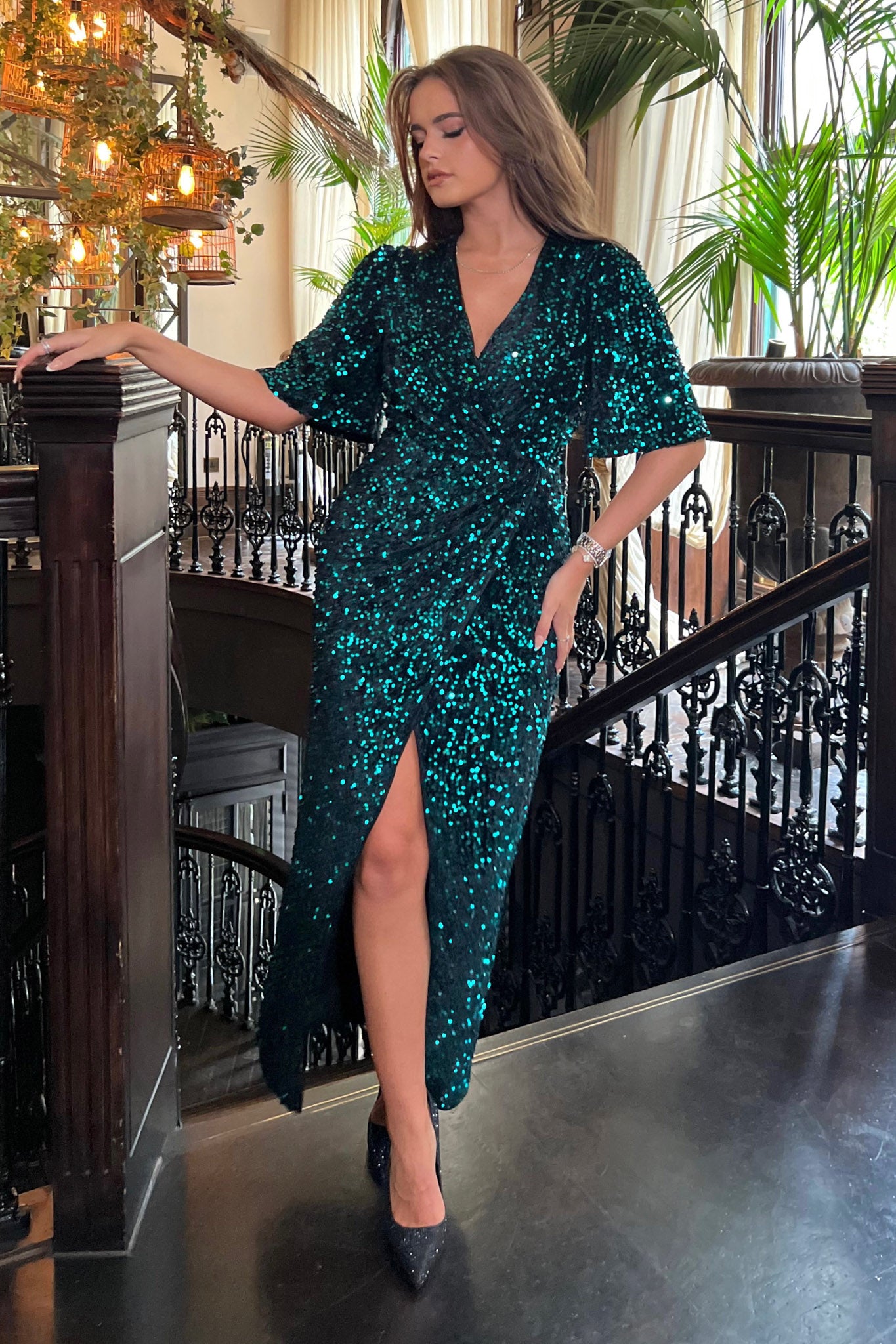 Lilah Green Velvet Sequin Occasion Maxi Dress Girl In Mind Lilah Green Velvet Sequin Occasion Maxi Dress Girl In Mind