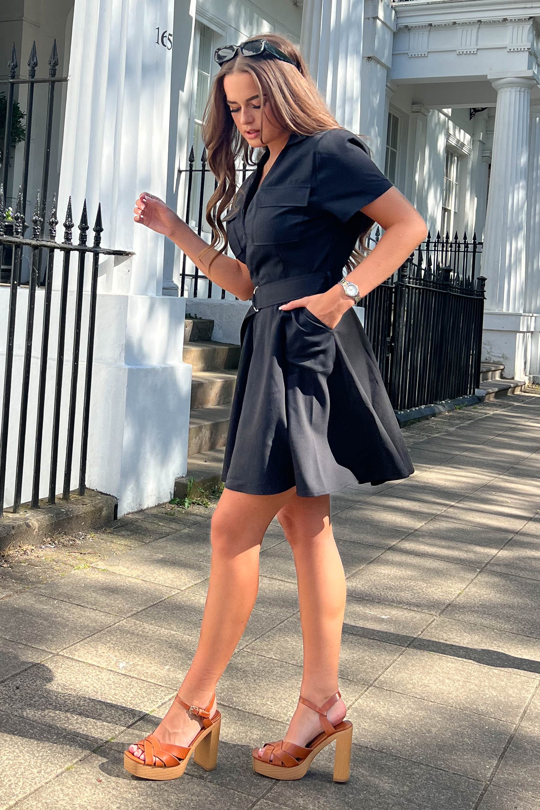 Willa Black Military Style Dress Girl In Mind Willa Black Military Style Dress Girl In Mind