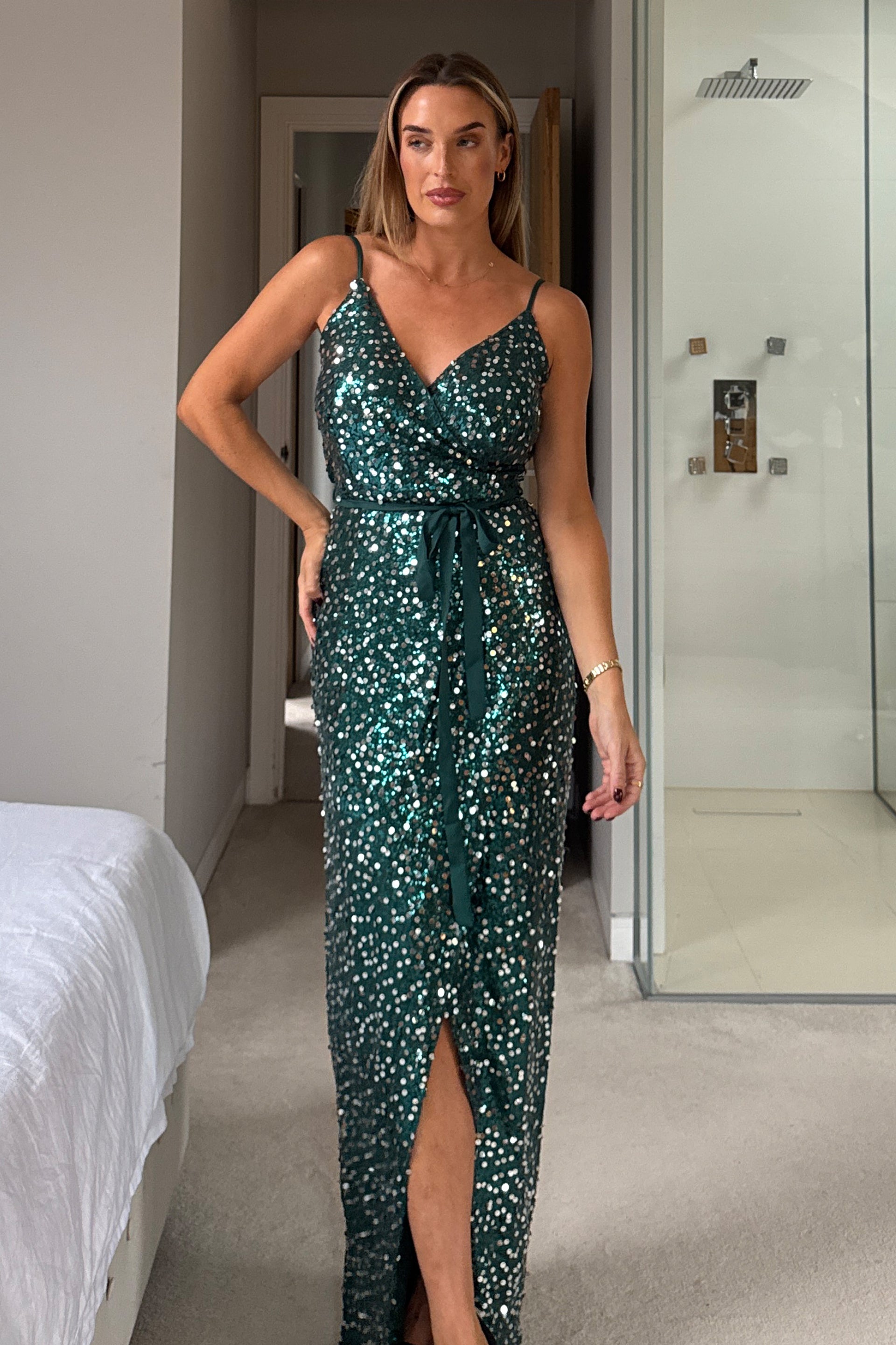 Mia Jade Green Wrap Maxi Dress Girl In Mind Mia Jade Green Wrap Maxi Dress Girl In Mind