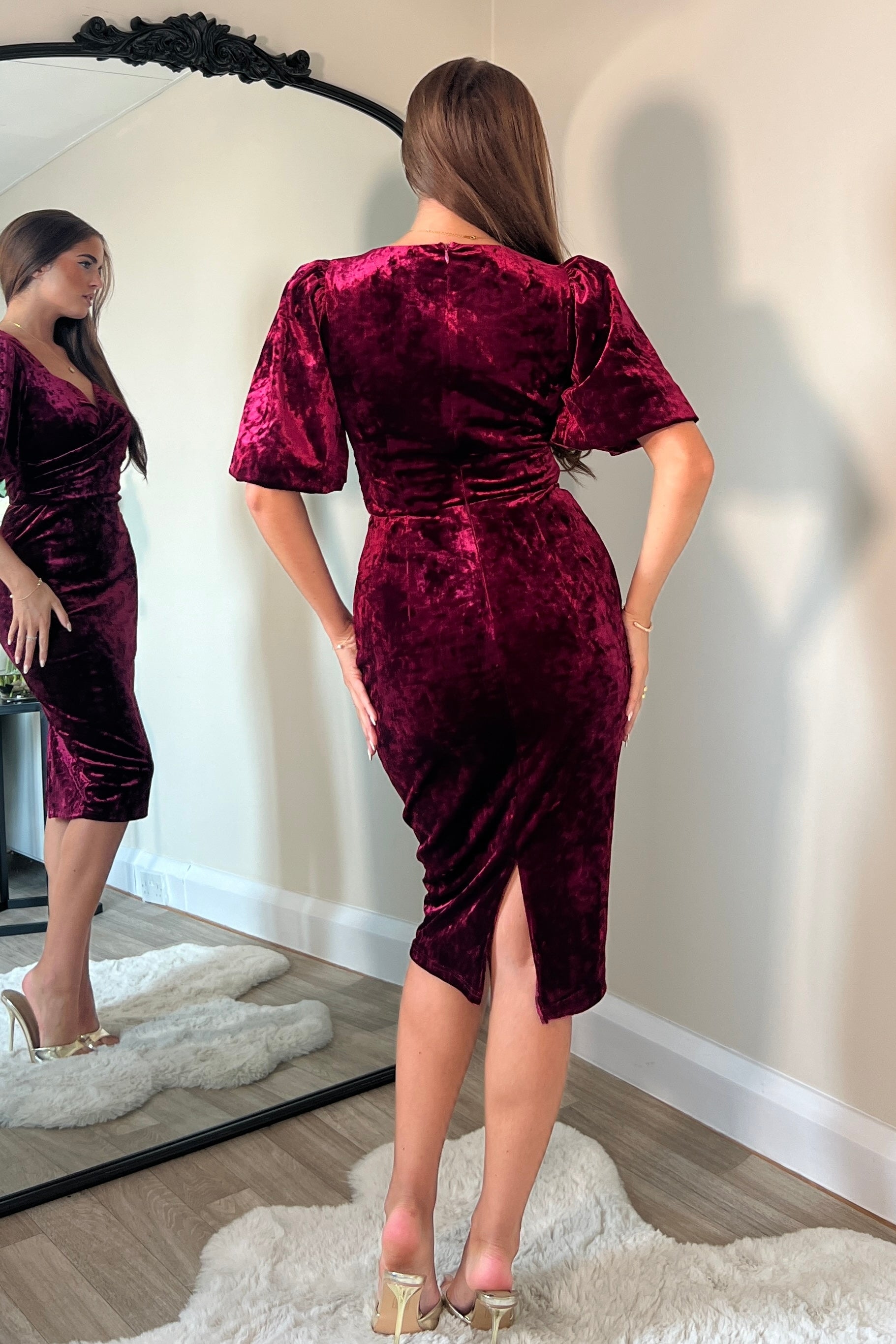 burgundy crushed velvet dress Captivating Admiration Burgundy Velvet Strapless Mini Dress