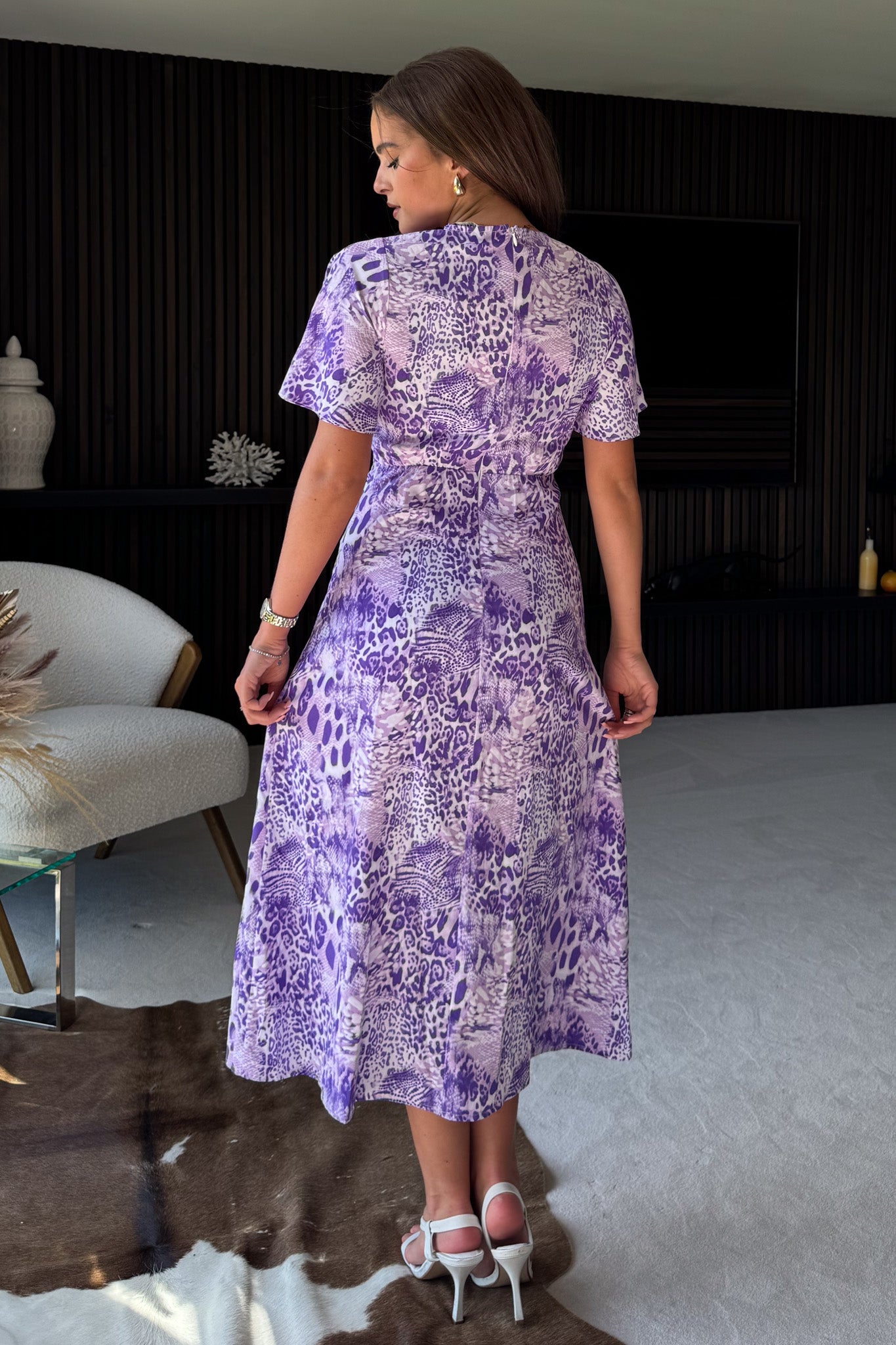 Robe Longue De Soirée Femme Avec Broderies Florales - Col V, Manches Anges, Taille Nouée, 100% Polyester