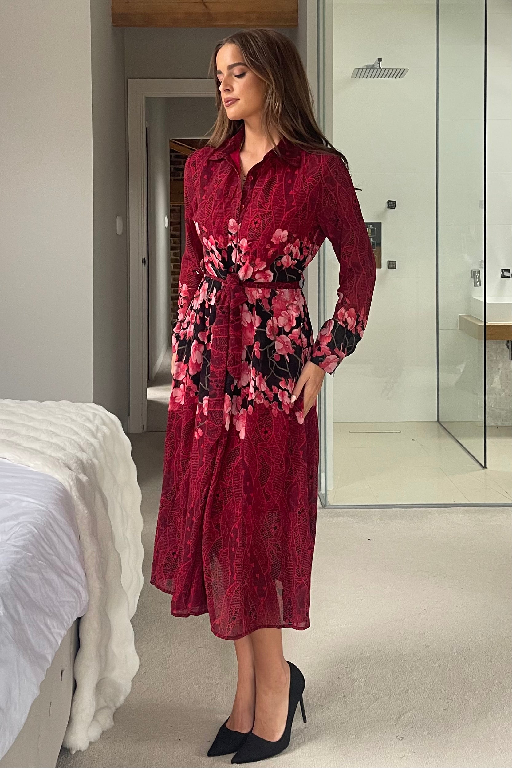 Long Shirt Midi Dress Beige Striped Print Button Front Belted Shirt Midi Dress AX Paris Zara Shirt Midi Dress - Botanical Print in Ebony LEO LIN Long Shirt Midi Dress Beige Striped Print Button Front Belted Shirt Midi Dress AX Paris Zara Shirt Midi Dress - Botanical Print in Ebony LEO LIN