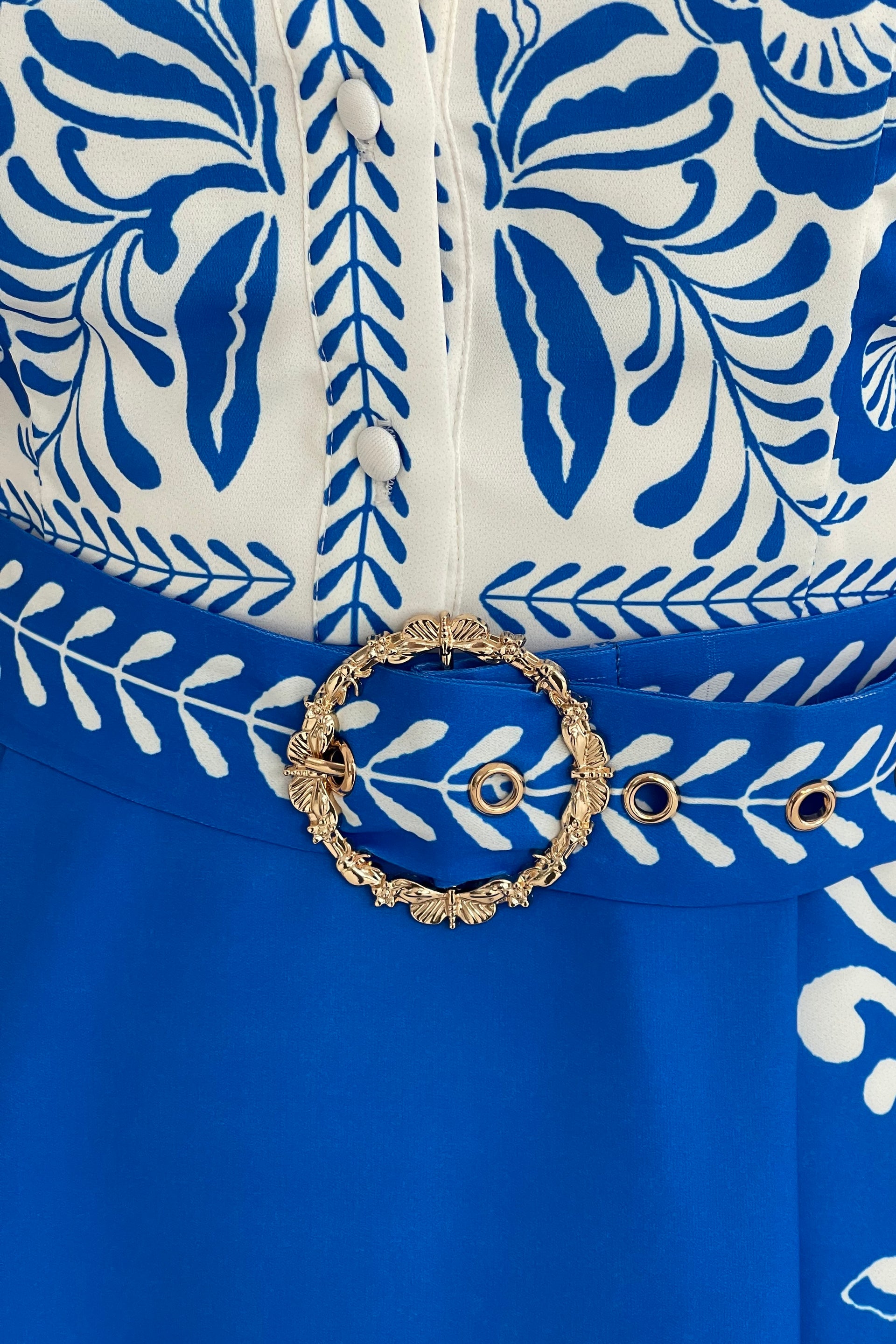 Holland Blue And White Paisley Print Midi Dress Girl In Mind Holland Blue And White Paisley Print Midi Dress Girl In Mind