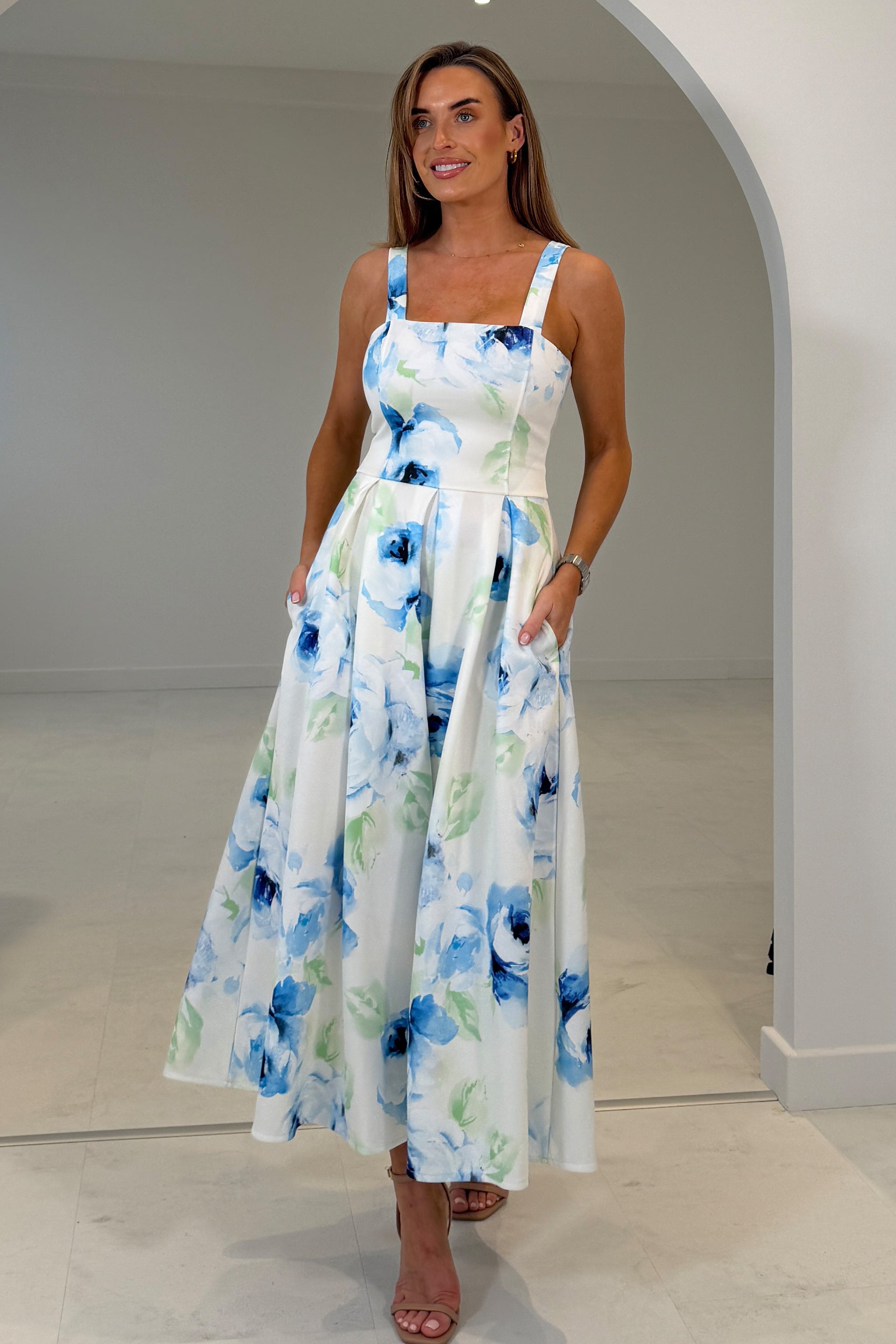 heather blue dress Heather dress in Light Blue ivy & leo