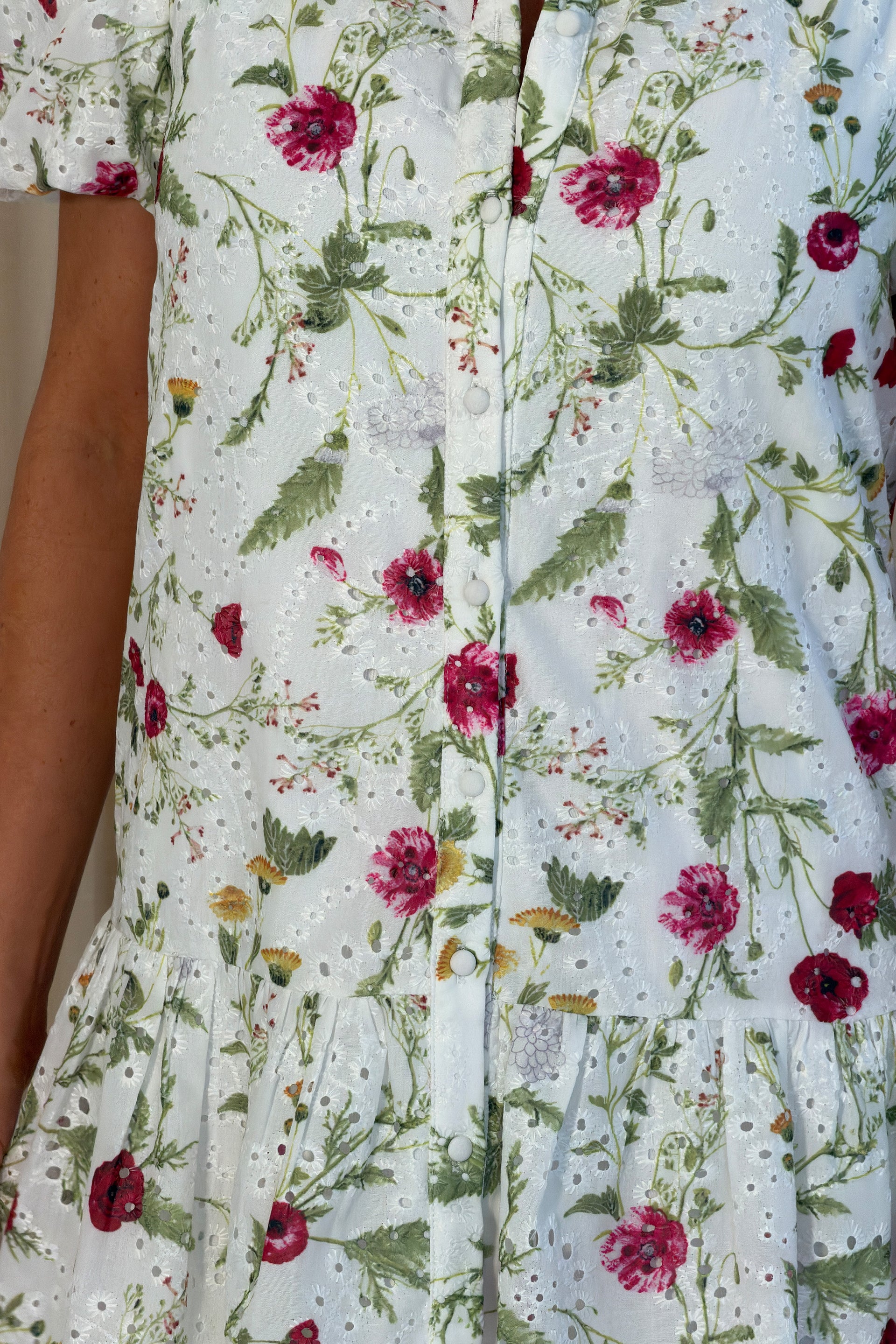 Primrose Smock Mini Dress White – Girl In Mind