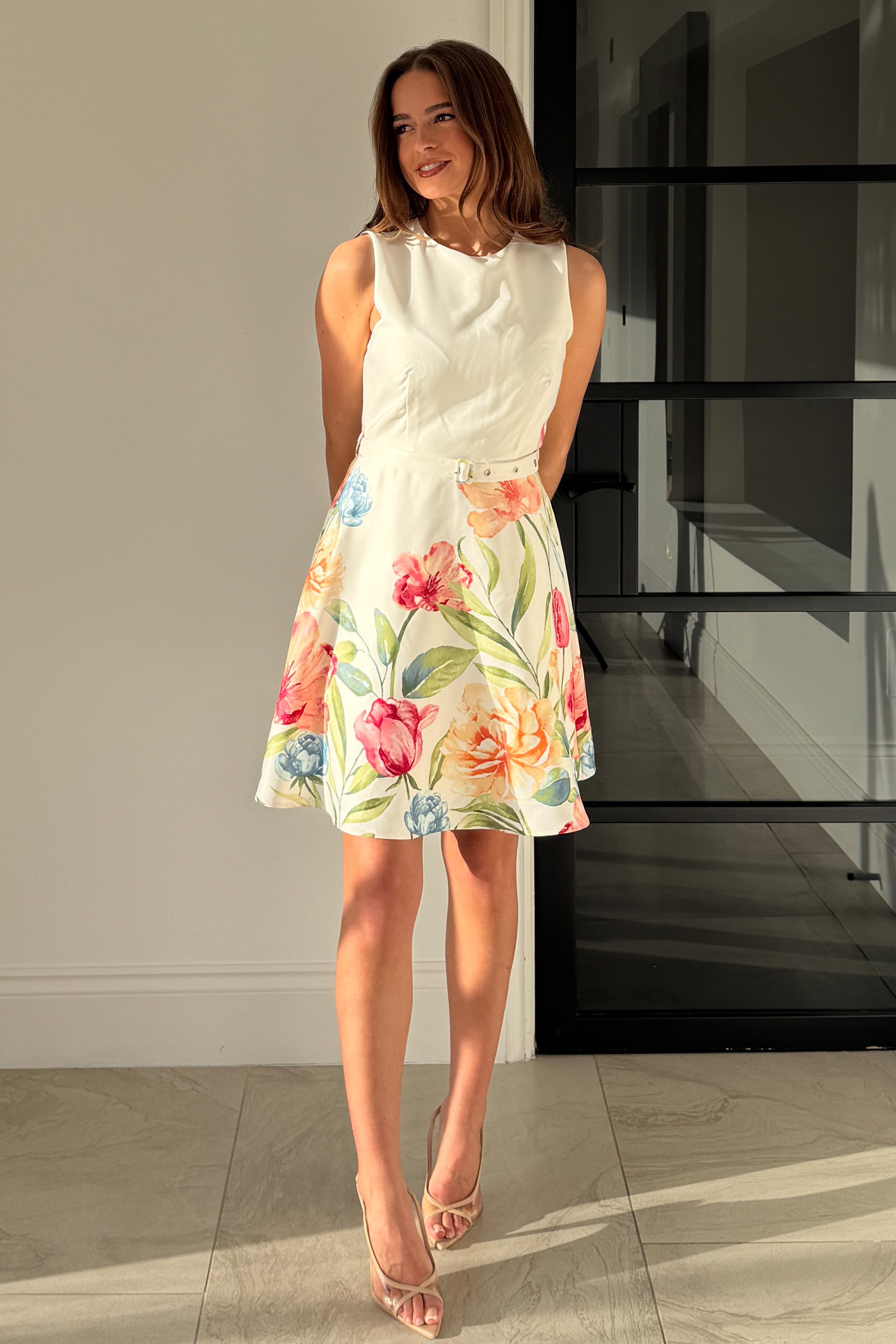 Tabea Belted Mini Dress Print Girl In Mind Tabea Belted Mini Dress Print Girl In Mind
