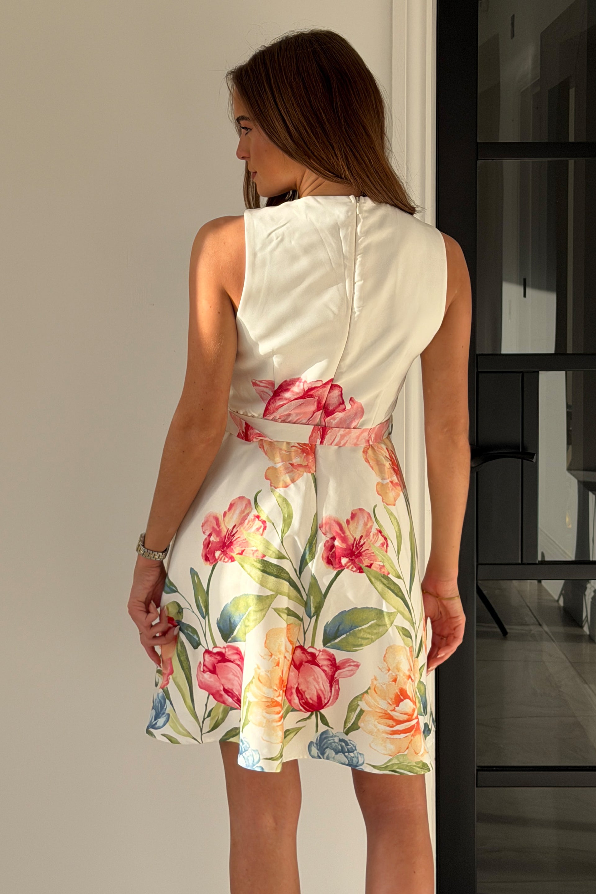 Tabea Belted Mini Dress Print