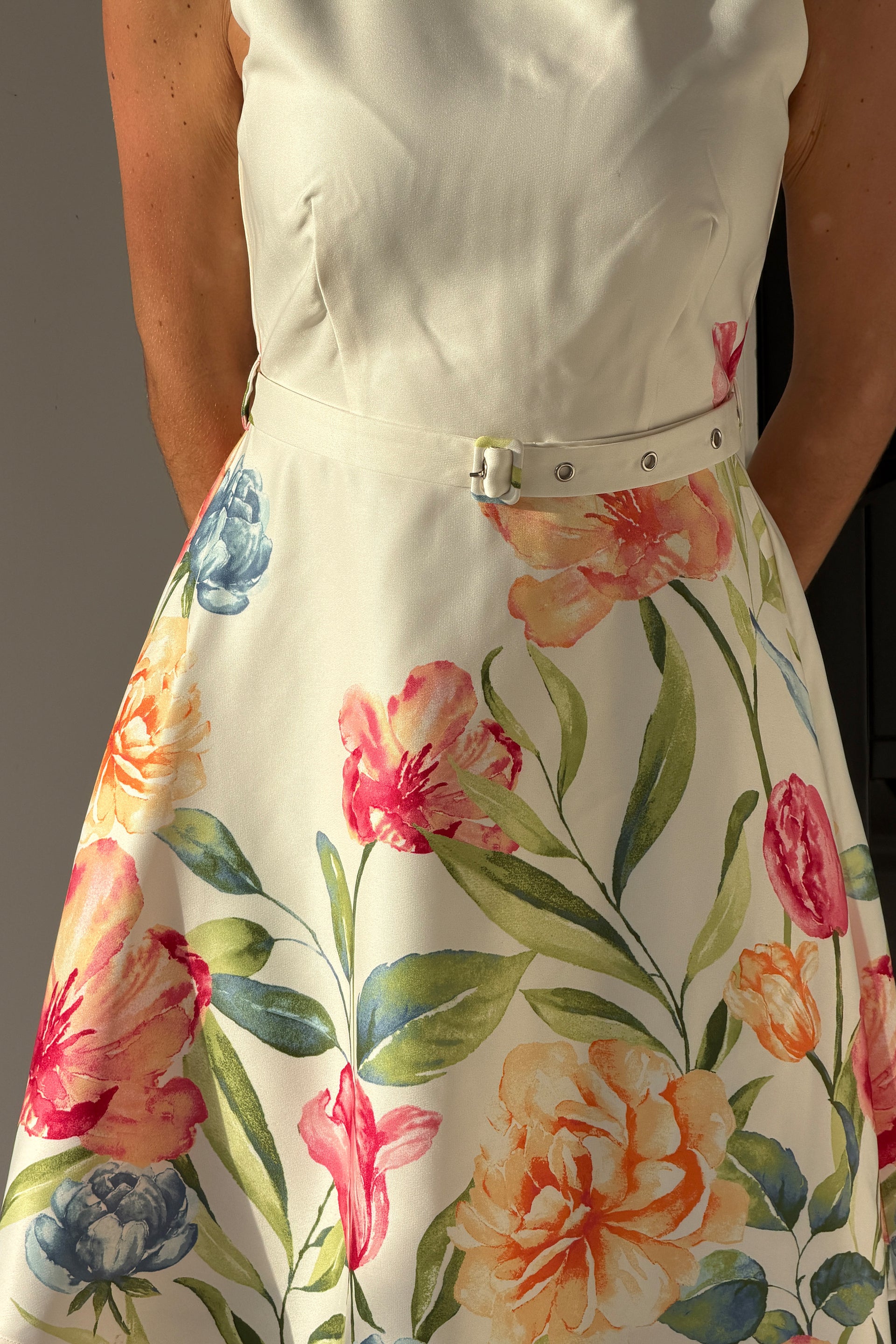 Tabea Belted Mini Dress Print