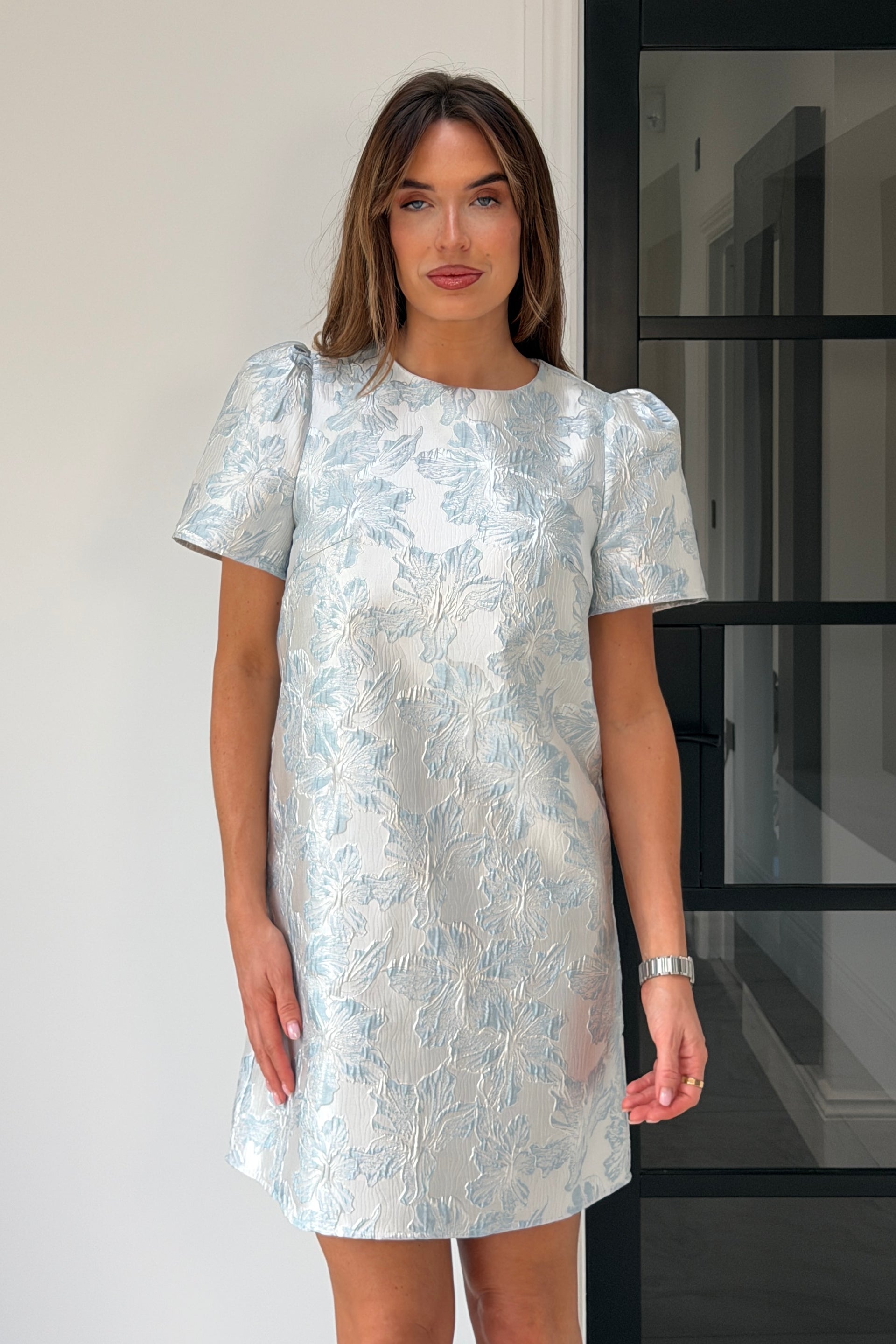 blue mini shift dress Keisha Mini Shift Dress Blue – Girl In Mind