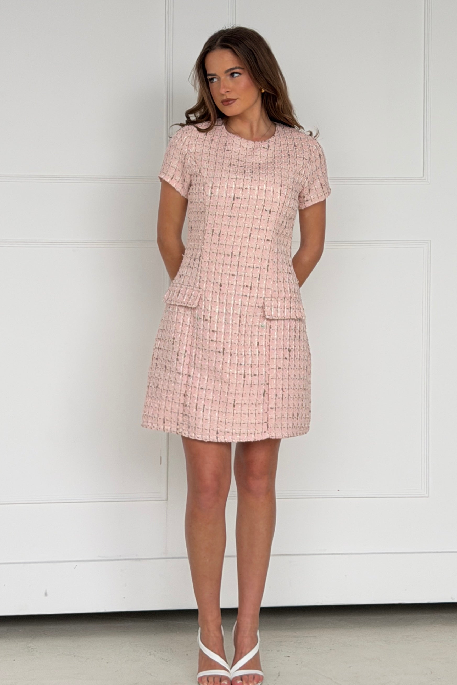 Babett Short sleeve Mini Dress Pink