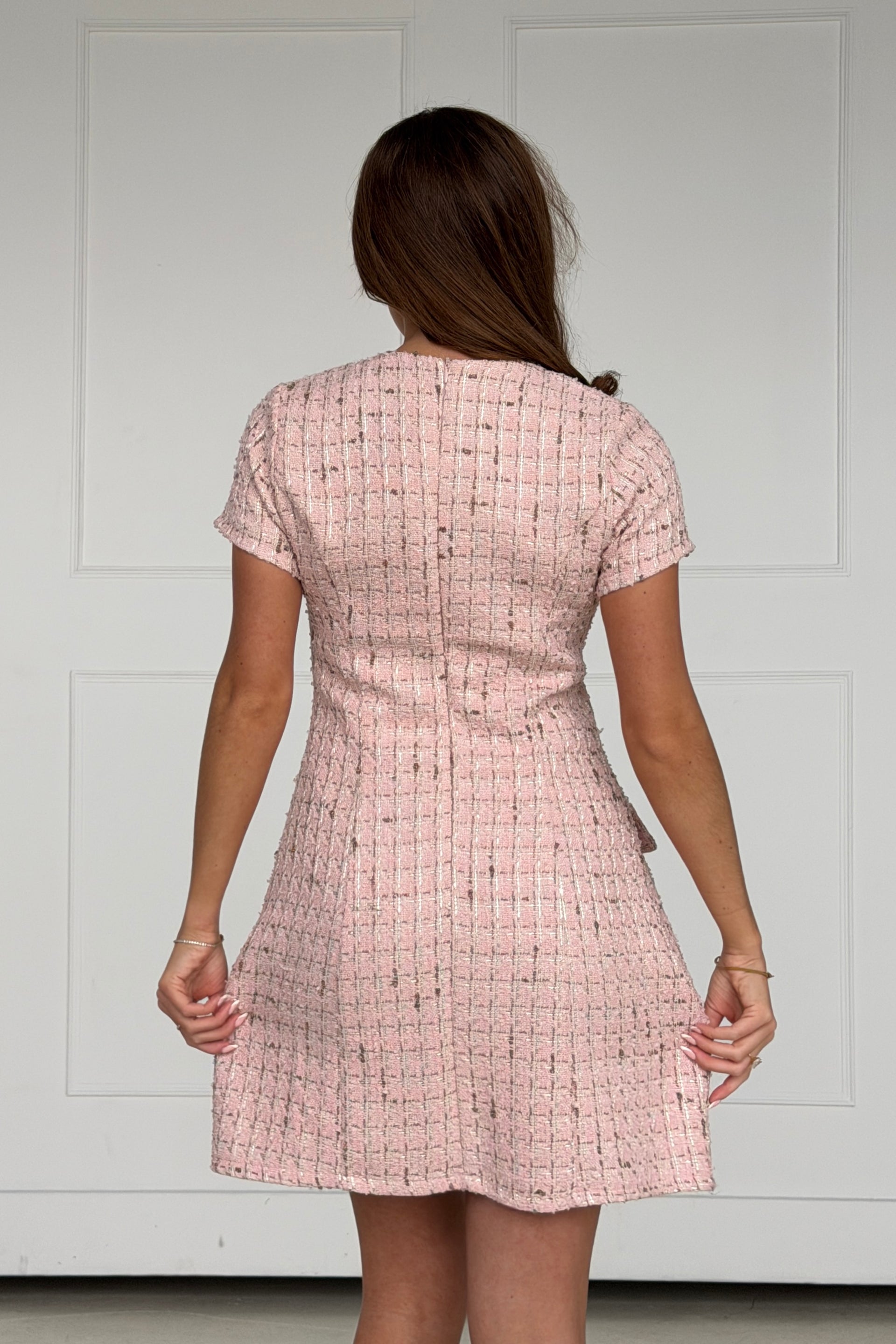 Babett Short sleeve Mini Dress Pink