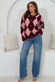 Katie Pearl knit Cardigan Pink