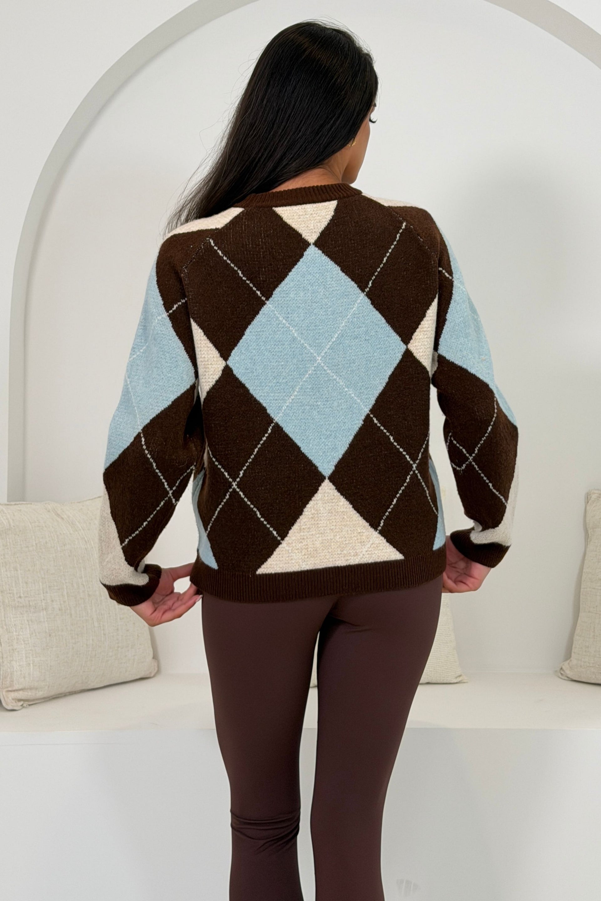 Kris Knit Jumper Brown